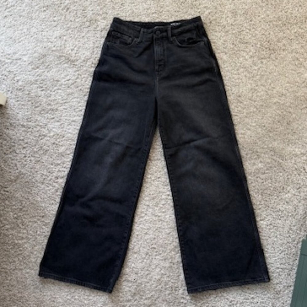 Good American Good Skate Wide Leg Jeans